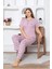 Papatya Desenli Büyük Beden Pijama Takımı 1