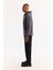Erkek Antrasit Kapüşonlu Pamuklu Bi-Stretch Regular Fit Sweatshirt A52Y1201 3