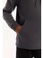 Erkek Antrasit Kapüşonlu Pamuklu Bi-Stretch Regular Fit Sweatshirt A52Y1201 5