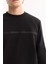 Erkek Siyah Pamuklu Baskılı İnterlok Regular Fit Sweatshirt A52Y1325 5