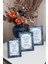 3 Lü Set! 10X15, 13X18 cm ve 15X21 cm Fotoğraf Çerçevesi! Ahşap Ayaklı Dekoratif Çerçeve! Mavi Renk! 2
