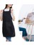 Siyah ve Beyaz Renkli Askılı Ressam Önlüğü, Cepli, Şık ve Kullanışlı Tasarım 1