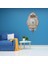 Duvar Saati Fil Temalı Büyük Polyester Saat Ack No.2 40 x 67 cm 2