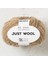 Just Wool Açık Kahverengi El Örgü Ipi - LT014 - 33830 1