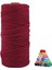 Pamuk Makrome 2 mm Bordo 1