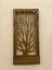 Peri Ledli Masif Ahşap Panel Duvar Dekoru 36X18CM, Ev ve Balkon Şıklığı 1