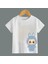 Labubu Erkek Çocuk Baskılı Tshirt Beyaz 1