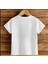 Labubu Erkek Çocuk Baskılı Tshirt Beyaz 2