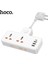 Hoco AC12A 2500W 2 Priz + 3 USB + 30W Type-C Multifonksiyonel Priz Çoğaltıcı Şa - NX5820-1130 1