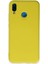 Huawei P20 Lite Kılıf Nano Içi Kadife Silikon - Sarı - NX5263-8994 1