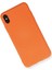 iPhone x Kılıf Nano Içi Kadife Silikon - Turuncu - NX6551-5436 2