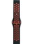 Watch 22MM Spor Delikli Kordon - Siyah-Kırmızı - NX9782-7696 2