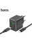 Hoco CS14A Ocean PD20W+QC3.0 Girişli Hızlı Şarj Başlığı ve Type-C To iPhone - NX5195-4037 4