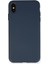 iPhone Xs Max Kılıf Nano Içi Kadife Silikon - Lacivert - NX3161-5141 1