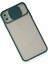 iPhone x Kılıf Palm Buzlu Kamera Sürgülü Silikon - Yeşil - NX3295-7622 3