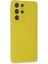Samsung Galaxy S21 Ultra Kılıf Nano Içi Kadife Silikon - Sarı - NX7884-1911 2