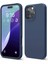 iPhone 16 Pro Kılıf Nano Içi Kadife Silikon - Lacivert - NX4238-3507 1