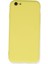 iPhone 6 Kılıf Nano Içi Kadife Silikon - Sarı - NX5185-4790 1