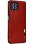 Samsung Galaxy A22 Kılıf Loop Deri Silikon - Kırmızı - NX7404-2805 2