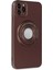 iPhone 12 Pro Kılıf Lukka Magneticsafe Kapak - Kahverengi - NX3306-1341 2
