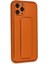 iPhone 11 Pro Kılıf Coco Deri Standlı Kapak - Turuncu - NX6273-7686 2