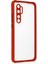 Xiaomi Mi Note 10 Lite Kılıf Miami Şeffaf Silikon - Kırmızı - NX7422-1493 1