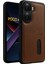 Xiaomi Poco X7 Pro Kılıf Sara Kartvizitli Deri Kılıf - Taba - NX5526-4337 1