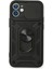 iPhone 12 Mini Kılıf Pars Lens Yüzüklü Silikon - Siyah - NX5579-6675 1