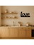 Aşk Temalı Mdf Kalp Motifli Duvar Tablosu - NX3280-1355 2