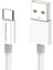 DC80 1m 3A USB To Type-C Hızlı Şarj Kablo - Beyaz 1