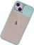 iPhone 13 Kılıf Palm Buzlu Kamera Sürgülü Silikon - Turkuaz - NX1359-7625 3