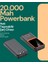 Taşınabilir Şarj Cihazı 20000 Mah | 22.5W Hızlı Şarj + Dijital Ekran + Kablo Dahil 2
