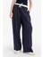 Baggy Fit Çift Cepli Normal Bel Standart Boy Tensel Pantolon F9743AX25HS 4