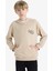 Erkek Çocuk Baskılı Kapüşonlu İçi Yumuşak Tüylü Okul Sweatshirt E9582A825AU 3
