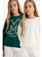 Kız Çocuk Okul Relax Fit Bisiklet Yaka Baskılı 2'li Sweatshirt E6474A825AU 1