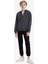 Erkek Çocuk Kapüşonlu Basic Düz Okul Fermuarlı Sweatshirt X7382A625WN 2