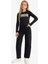 Kız Çocuk Straight Fit Geniş Bol Paça Cepli Pamuklu Okul Pantolonu C9471A825AU 1