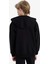 Erkek Çocuk Kapüşonlu Basic Düz Okul Fermuarlı Sweatshirt X7382A625WN 5