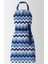 Mavi Zigzag Desenli Şık Mutfak Önlüğü, Koruma ve Şıklık Bir Arada 1
