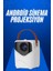 Hd Ayaklı Portatif Projeksiyon Cihazı Android Işlemcili Sinema Projektörü 2