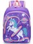 Kız Çocuklar Için Unicorn Schoolbag Mochila Çifte Omuz Okul Çantaları Karikatür Sırt Çantası Su Geçirmez Moda Sırt Çantaları Renk: A-Mor (Yurt Dışından) 1