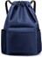 Erkekler/kadınlar Drawstring Cep Backpack 2024 Yeni Naylon Su Geçirmez Sırt Çantası Büyük Kapasiteli Çekme Seyahat Çantası Fitness Spor Bagcolor: Lacivert/boyut: 42X31X15CM (Yurt Dışından) 1