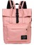 Kadın Sevimli Kolej Sırt Çantası Kız Seyahat Kitap Sırt Çantası Katlanabilir Büyük Kapasiteli Bayanlar Tuval Çantası Kadın Dizüstü Bilgisayar Erkek Okul Çantaları 가방 Renk: Pembe (Yurt Dışından) 1