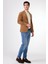 Bej Kadife Torba Cep Slim Fit Erkek Ceket 7