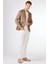 Vizon Mono Yaka Slim Fit Erkek Ceket 2