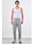 Gri Bağcıklı Erkek Regular Fit Eşofman Altı 1