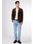 Kahve Kadife Torba Cep Slim Fit Erkek Ceket 2