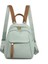 Yeni Moda Kadınlar Sıradan Hafif Küçük Öğrenci Okul Çantası Back Çantası, Womenolor Için Büyük Kapasiteli ve Üst Düzey Hisset: Yeşil/boyut: 25CM 20CM 12CM (Yurt Dışından) 1