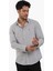 Slim Fit Düğmeli Yaka Kahve Erkek Gömlek DU1234013021 4