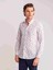 Nar Çiçeği Erkek Slim Fit Brent Düğmeli Yaka Uzun Kol Gömlek 4